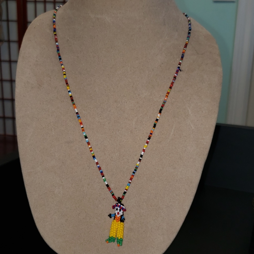 Huichol necklace "the child"